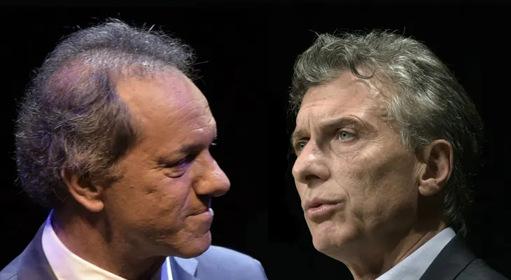 Scioli y Macri, cara a cara en el balotaje para la presidencia de Argentina