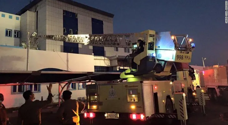 25 muertos en incendio en un hospital en Arabia Saudita