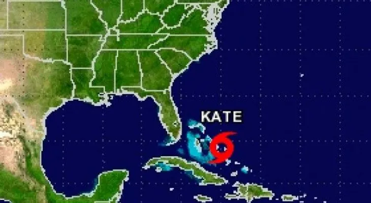 Se forma la tormenta tropical Kate cerca de Bahamas