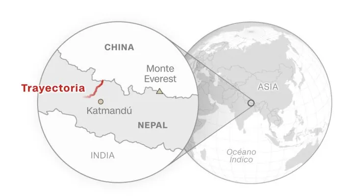 Al menos 1.100 muertos y unos 4.500 desaparecidos por inundaciones en la frontera entre Nepal y China