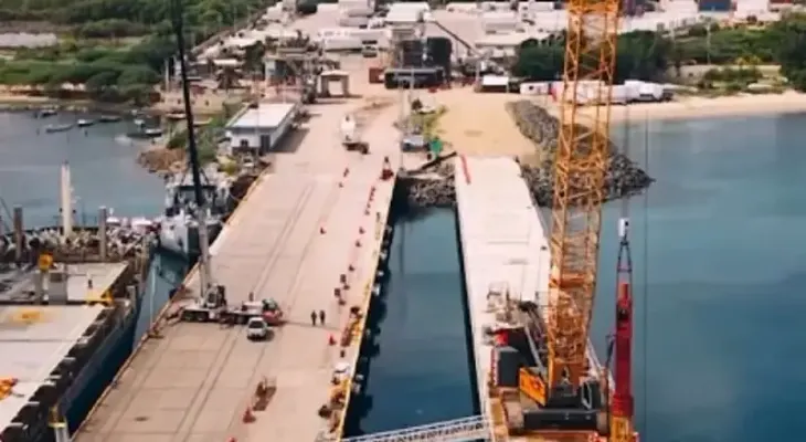 Puerto de Manzanillo registra 52.9 % de avance y se entregaría en el primer trimestre de 2027