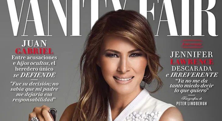 Melania Trump llegó a la tapa de Vanity Fair...y creó un escándalo