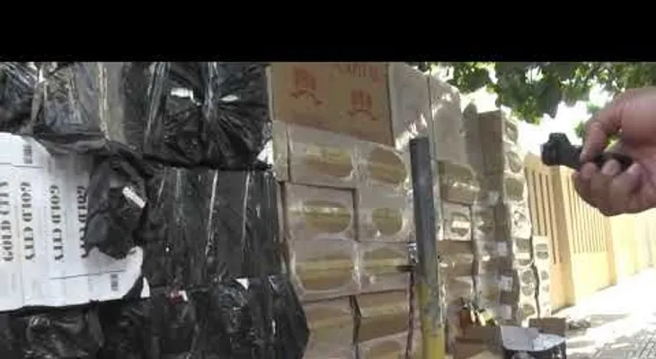 Autoridades decomisan 700 mil unidades de cigarrillos de contrabando