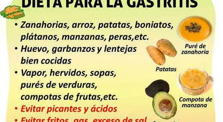 Esta es la dieta correcta si tienes GASTRITIS; alimentos que debes evitar