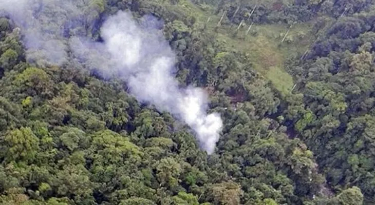 Mueren 15 policías al accidentarse helicóptero en Colombia 