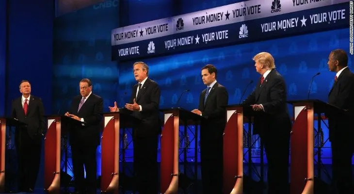 Republicanos arremeten contra CNBC por 'preguntas ridículas' durante debate