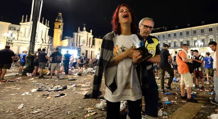 Cinco heridos graves y 400 leves tras accidentes en el centro de Turín