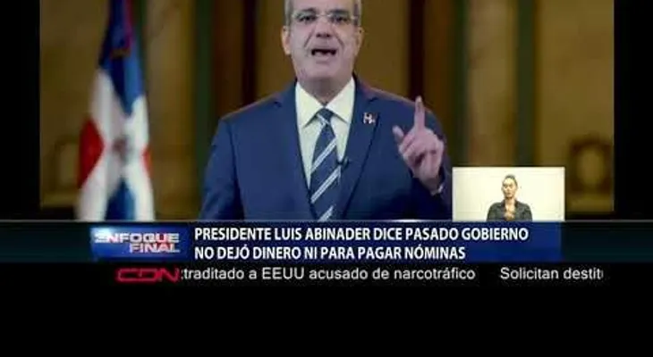 Abinader: "País puede confiar de este gobierno..."; pide renuncia CC y dice gobierno PLD instauró la corrupción