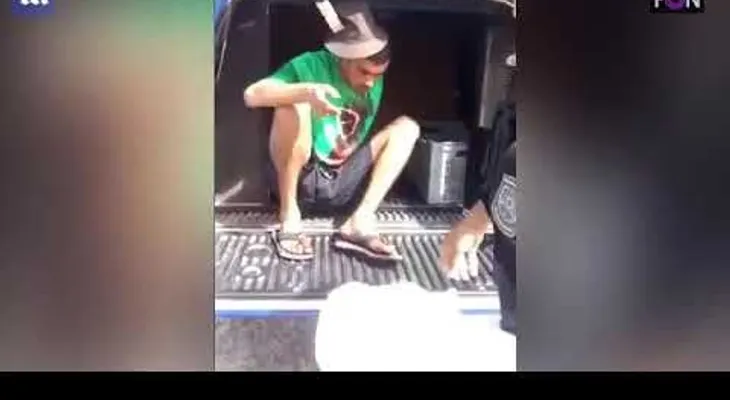 VIDEO IMPACTANTE: Un preso brasileño con un machete clavado en la cabeza no se inmuta