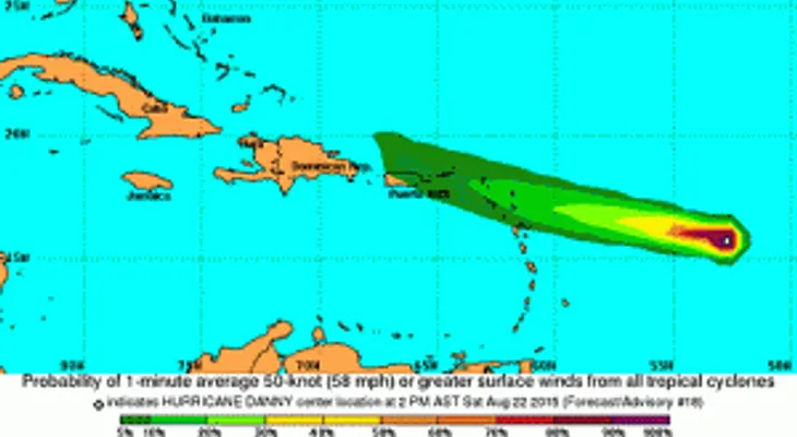 Danny baja a tormenta tropical; piden a RD mantenerse alerta