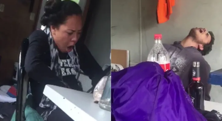 Grabó a su hermana completamente drogada y convertida en una zombi por consumir la devastadora spice