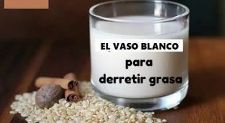 La poderosa receta del vaso blanco que derrite la grasa como por arte de magia
