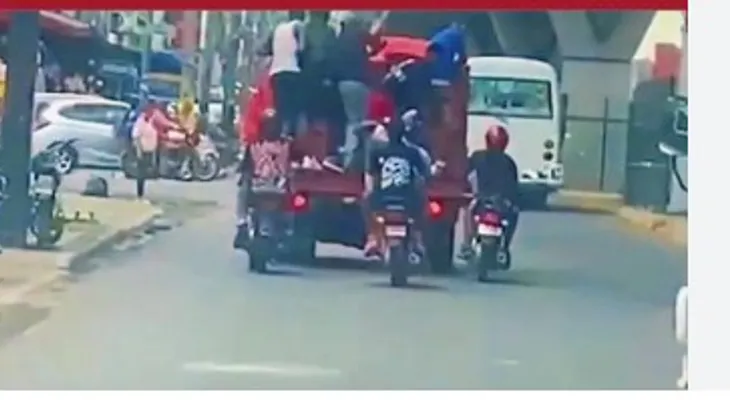 Motoristas saquean camión del Plan Social
