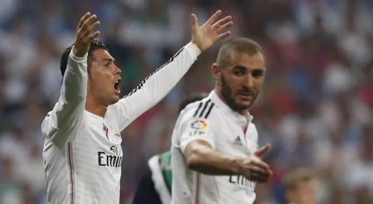 Real Madrid gana con tantos de Benzema y Cristiano 
