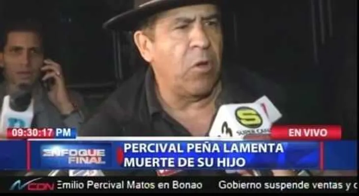 Rafael Percival Peña: A mi hijo lo fusilaron en la propia cabaña; le dieron 37 tiros; sus restos serán velados en la Funeraria Blandino