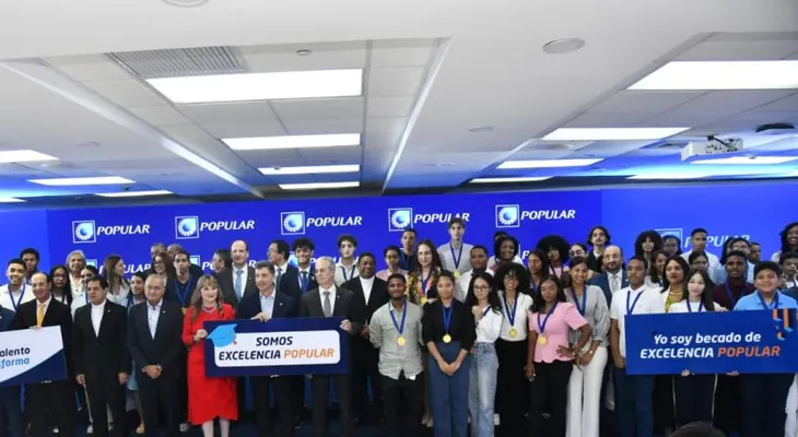 Banco Popular beca a 61 jóvenes de escasos recursos para estudios superiores