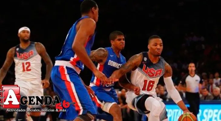 EEEUU aplasta a Dominicana en fogueo de baloncesto