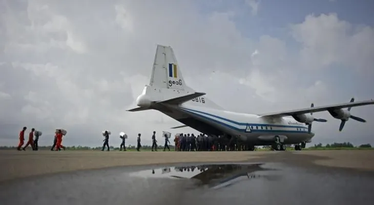 Desaparece un avión con 104 a bordo en Myanmar