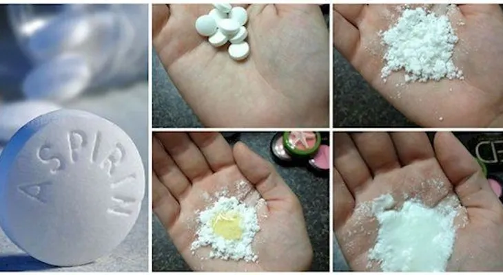 Desconocías que la aspirina triturada servía para tantas cosas...