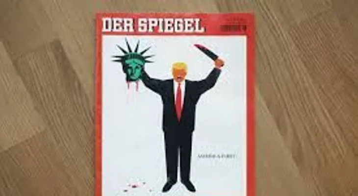 Controversia por polémica portada de Der Spiegel sobre Donald Trump