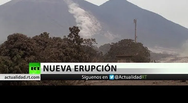 El Volcán en Guatemala vuelve a entrar en erupción (VIDEO 1)