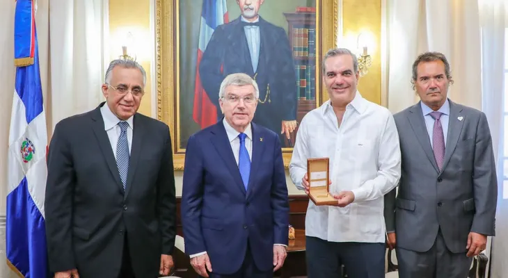Presidente del COI Thomas Bach agradece al presidente Abinader por el respaldo al deporte