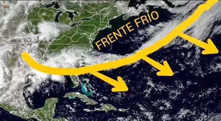 Frente frío y vaguada provocarán lluvias hasta el fin de semana