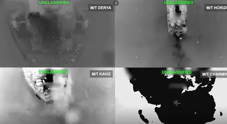 Estados Unidos ataca cinco petroleros iraníes y captura dron submarino tras nuevos ataques a su buque de guerra
