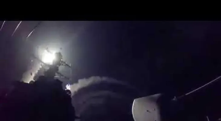 Estados Unidos publica un video del ataque a Siria