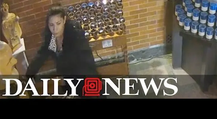 Una hispana apresada por robar cientos de dólares en iglesia católica del Bronx (VIDEO)