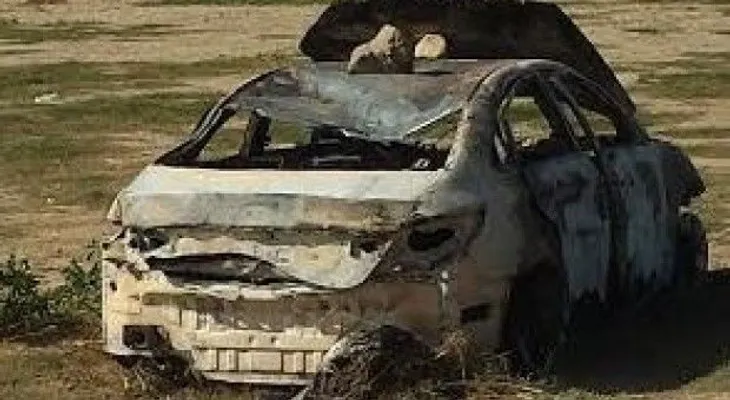Incendian carro de conductor que mató a dos en Tamayo y huyó