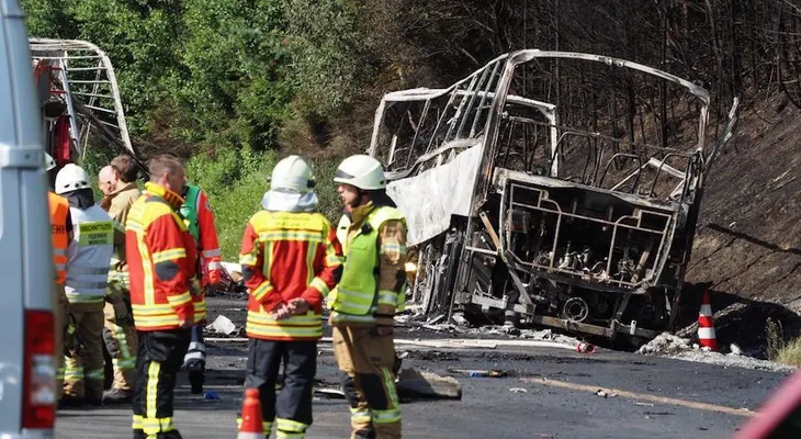 Mortal accidente de autobús en Baviera, Alemania