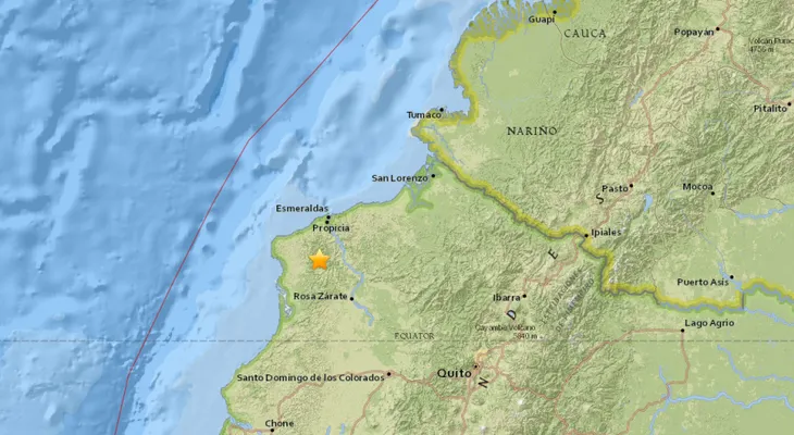 Sismo de 5,3 sacude Ecuador