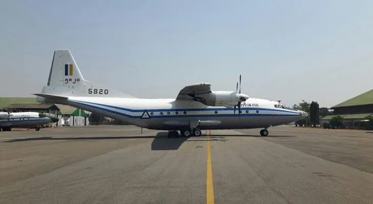 Hallan cuerpos y restos del avión militar de Myanmar desaparecido