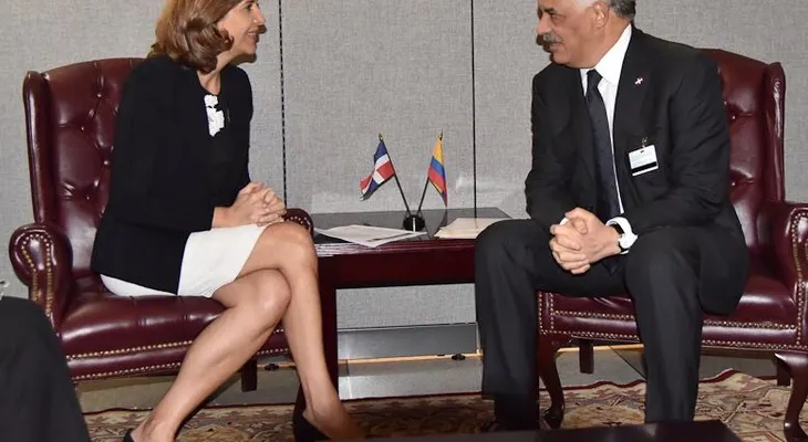 Canciller RD se reúne en NY con su homóloga de Colombia