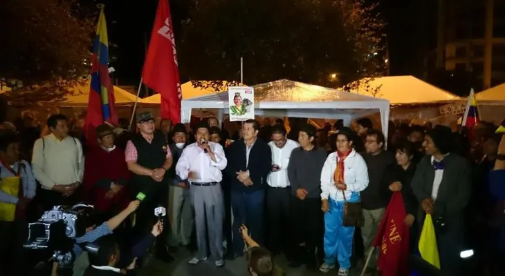 Tensión en Ecuador en medio de marchas de sindicatos y grupos sociales e indígenas