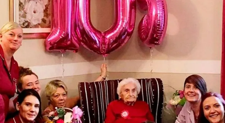 Abuelita Brenda Osborne, de 105 años, revela que "evitar a los hombres" ha sido su secreto para tener una larga vida
