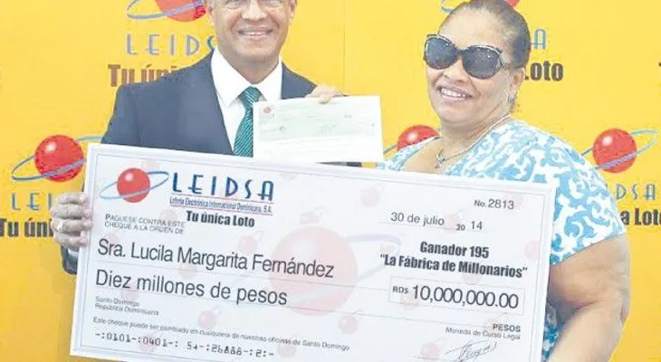 Ama de casa se gana RD$10 MM en la loto
