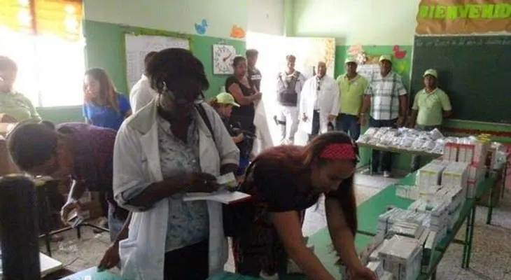 A.P.E realiza operativo médico en Villa Progreso, San Cristóbal 