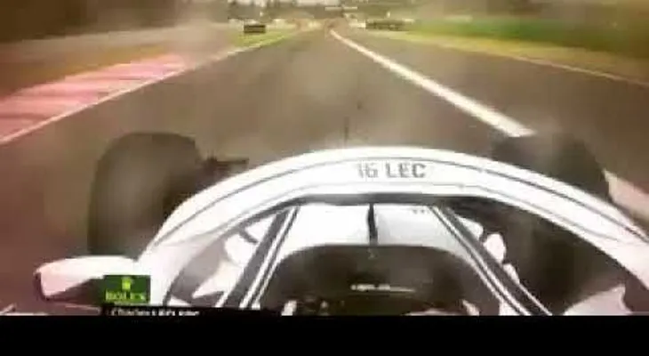 Piloto de Fórmula 1 da un giro de 360 grados y continúa la carrera como si nada