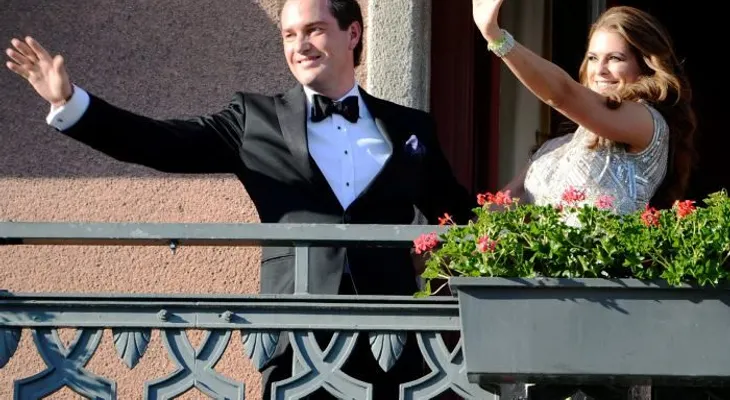 Princesa de Suecia se casa con banquero de NY
