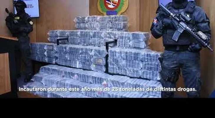 Resumen del día: DNCD incauta más de 25 toneladas de drogas durante 2021