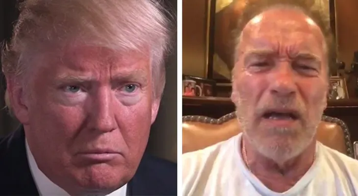 Schwarzenegger llama â??fideo mojadoâ? a Trump