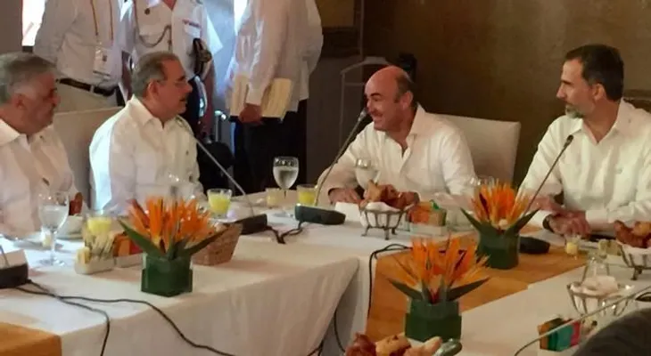Danilo Medina asiste a desayuno con Rey de España previo a XXV Cumbre Iberoamericana