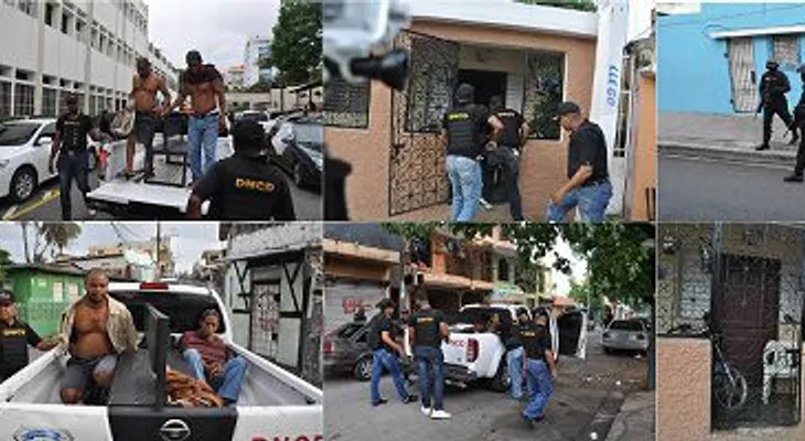 La DNCD y el MP apresan jóvenes por venta de drogas en barrios de la provincia Santo Domingo