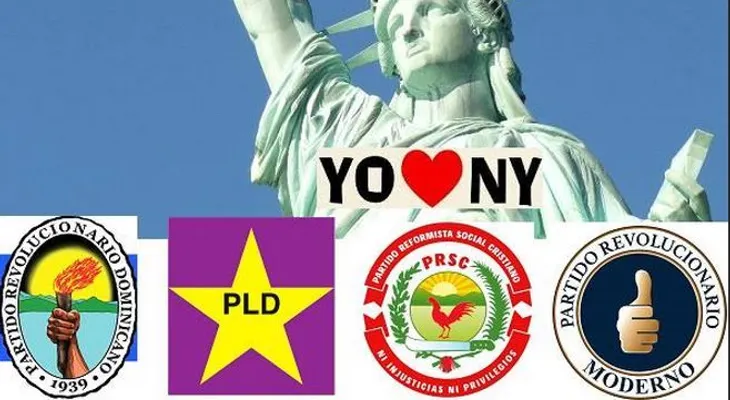 Aseguran NYC lugar de ultramar preferido para partidos políticos RD