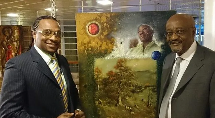 El dominicano  Duba Cruz expone en la Unesco su obra artística