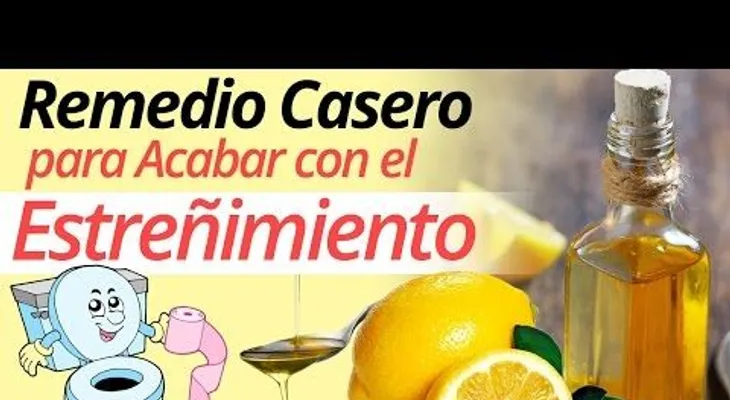 Aceite de Oliva con limón para estreñimiento y desintoxicar el cuerpo: 30 minutos antes de dormir