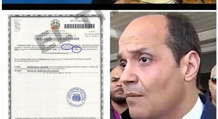 Ramfis Trujillo obtuvo acta de nacimiento hace dos años, revela diputado Elías Baez