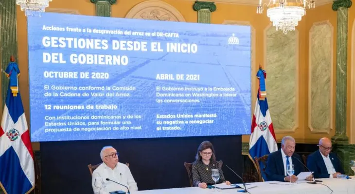 Gobierno dominicano anuncia paquete de medidas para proteger la producción arrocera